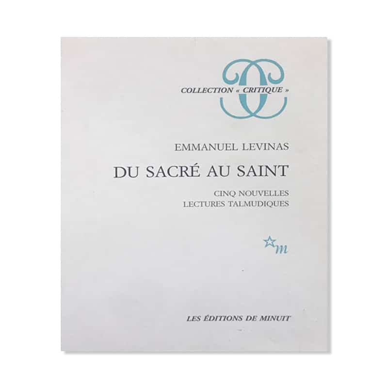 Du sacré au saint