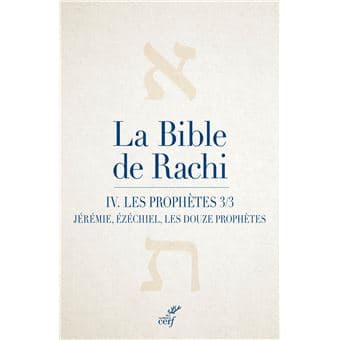 La Bible de Rachi tome 4- Les prophètes 3/3